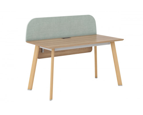 Стол письменный + экран + фронталь ECO101.U003+ECO504.ZEL+ECO801.U003 Экостайл | Ecostyle