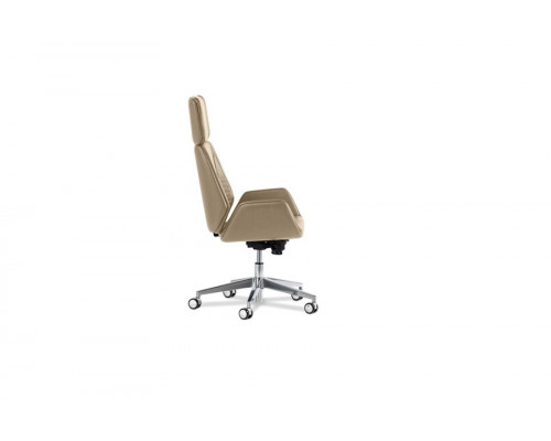 Кресло руководителя Сиена С-Лайн Хром | Siena S-line A Chrome Multi-office натуральная кожа высокая спинка