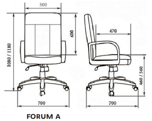 Кресло руководителя Forum A LX | Форум А Л Икс (Натуральная кожа)