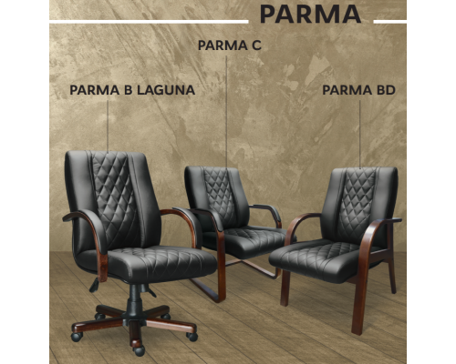 Кресло для руководителя Parma A Laguna | Парма А Лагуна (Натуральная кожа)